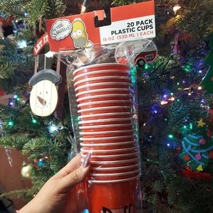 Duff Beer Plastic Cups 18 oz 20 Pack